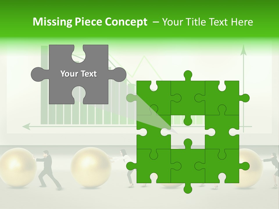 Push Performance Green PowerPoint Template