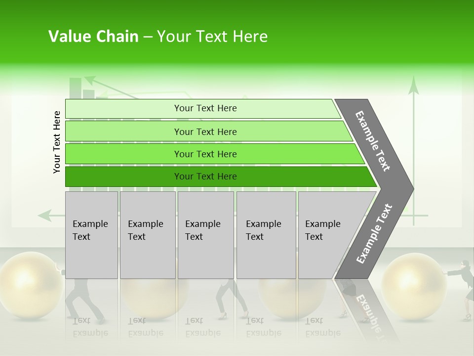 Push Performance Green PowerPoint Template