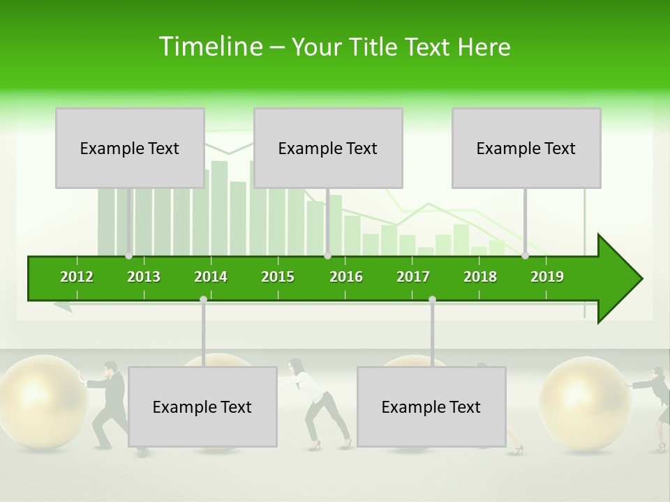 Push Performance Green PowerPoint Template