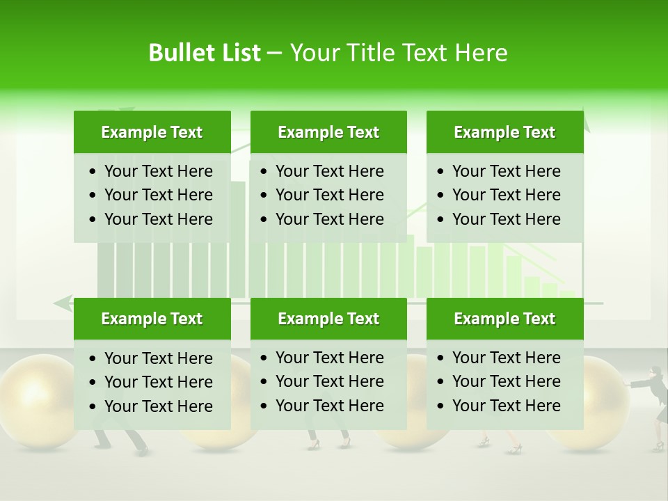 Push Performance Green PowerPoint Template