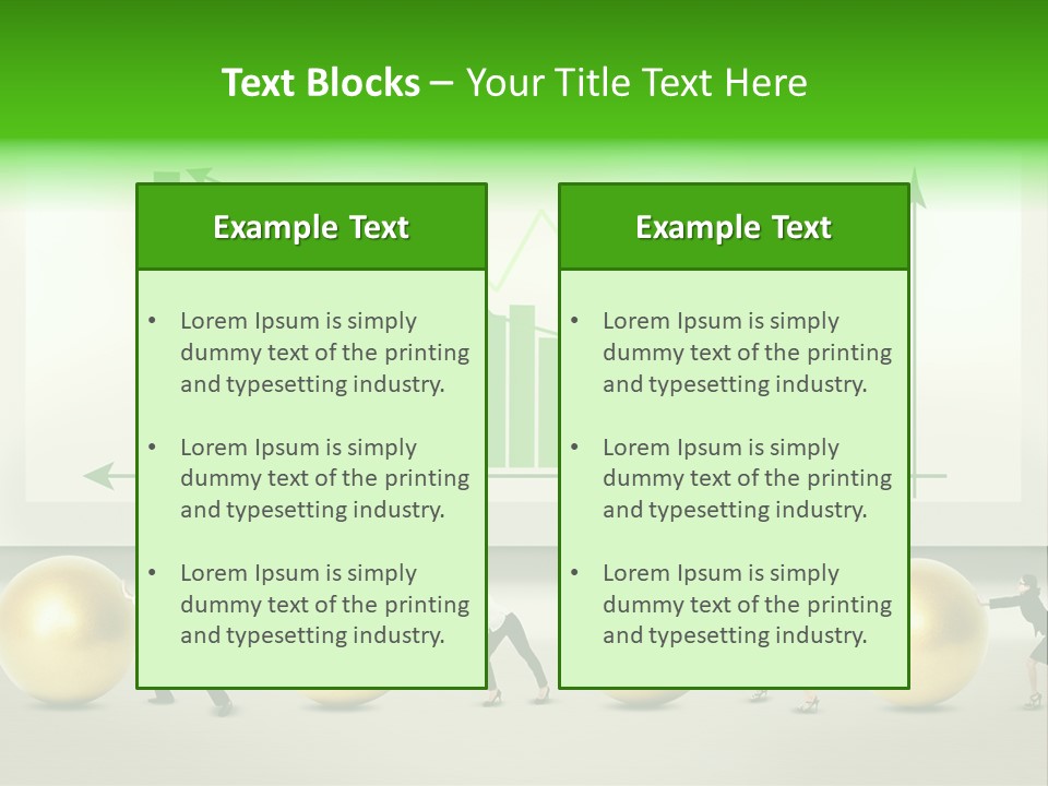 Push Performance Green PowerPoint Template