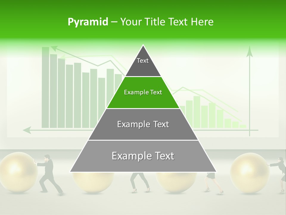 Push Performance Green PowerPoint Template