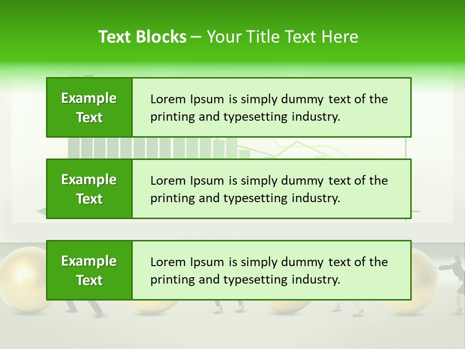 Push Performance Green PowerPoint Template