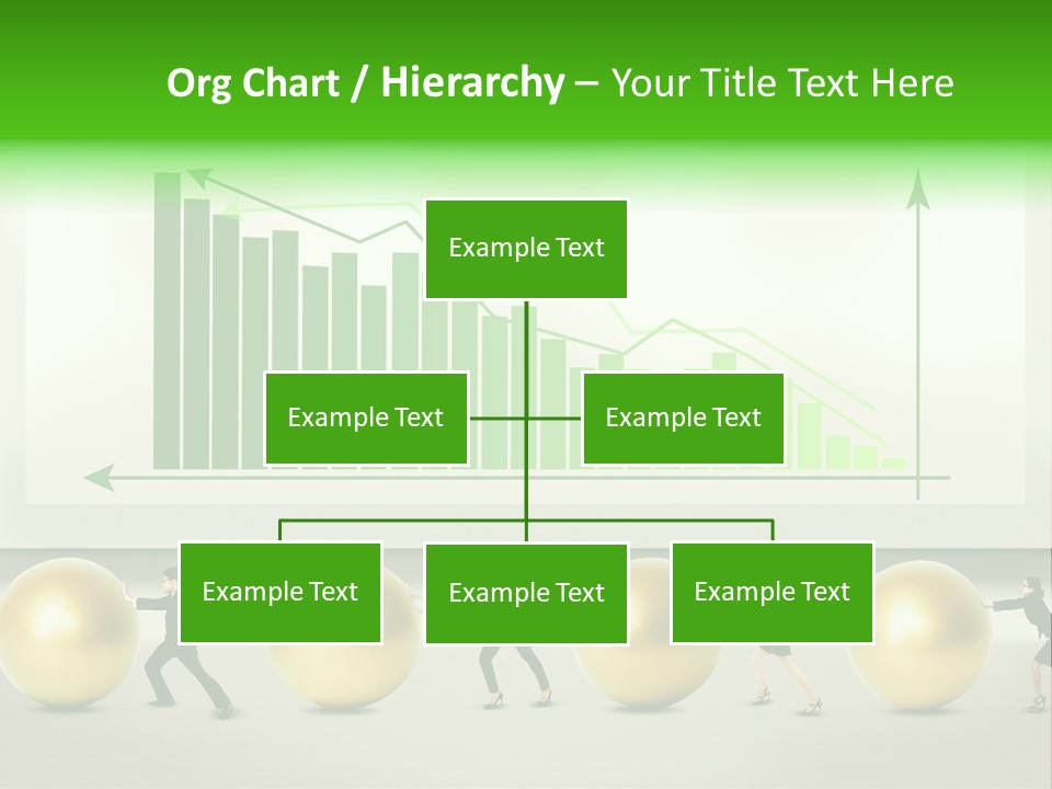 Push Performance Green PowerPoint Template