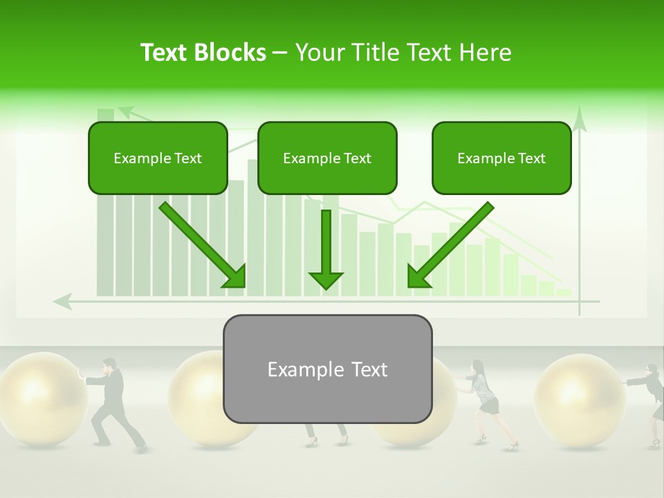 Push Performance Green PowerPoint Template