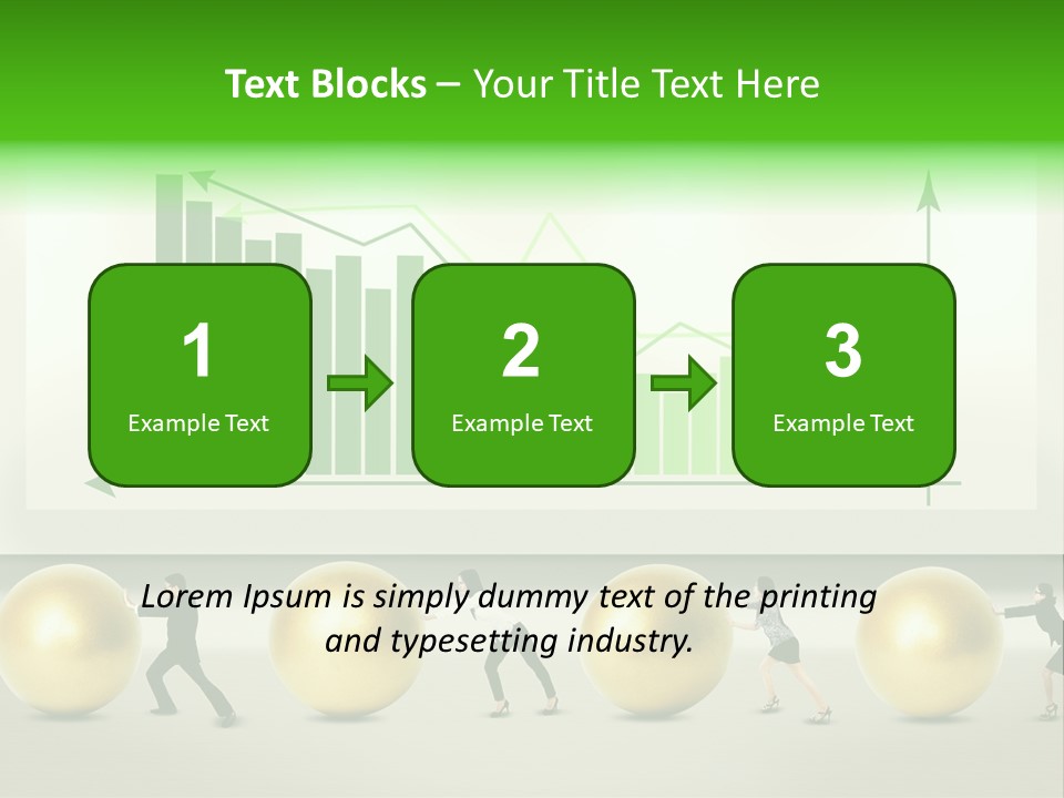 Push Performance Green PowerPoint Template