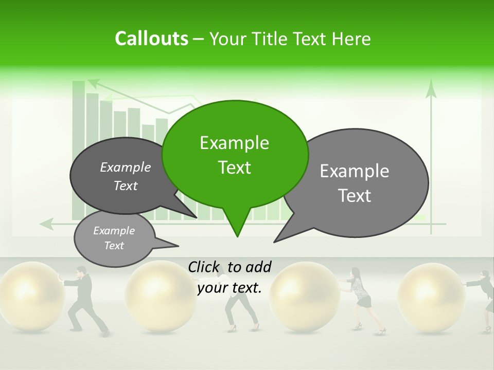 Push Performance Green PowerPoint Template