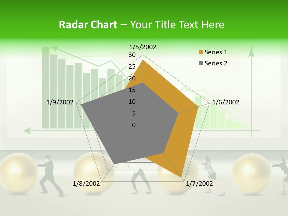 Push Performance Green PowerPoint Template