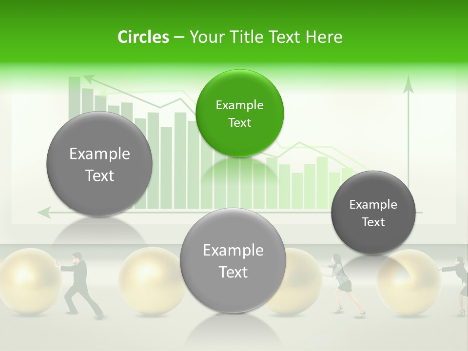 Push Performance Green PowerPoint Template