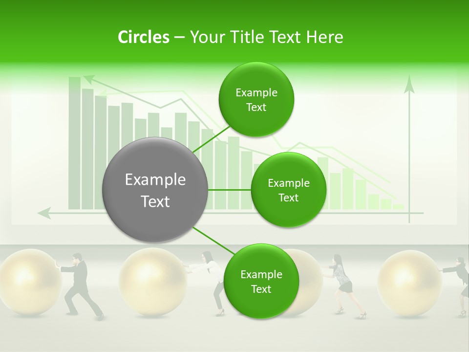 Push Performance Green PowerPoint Template