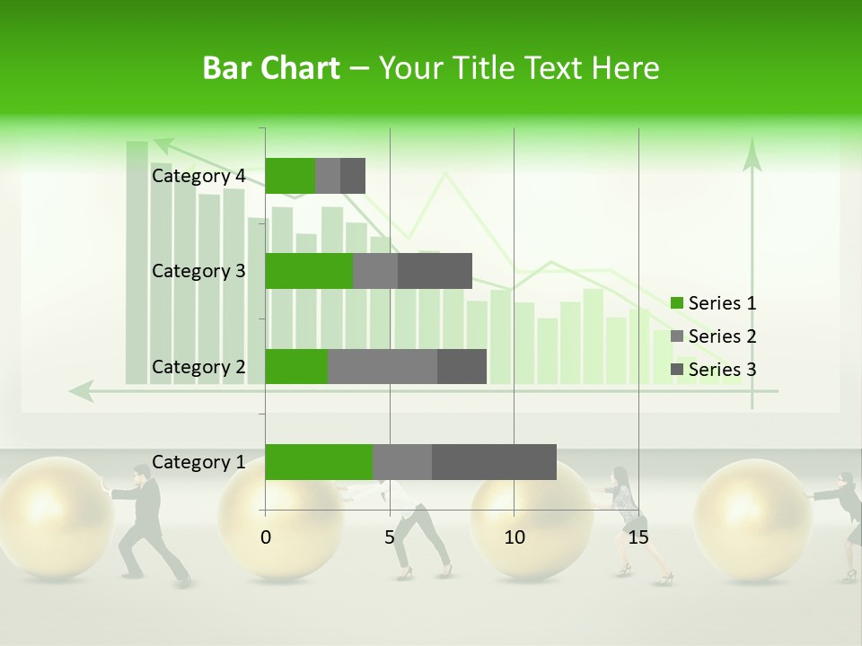 Push Performance Green PowerPoint Template