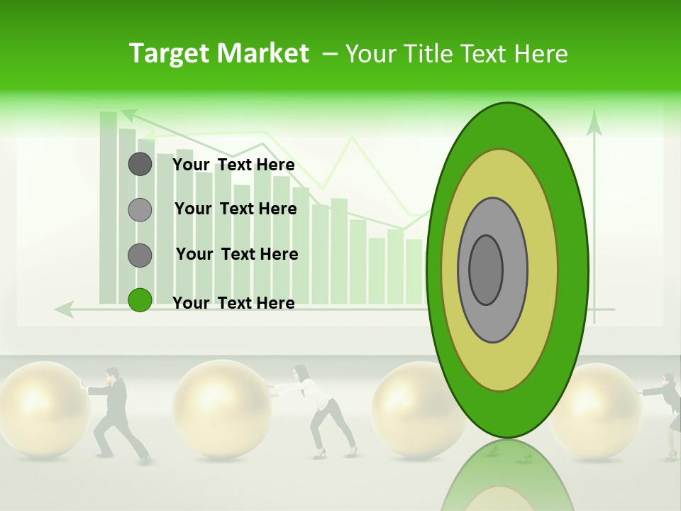 Push Performance Green PowerPoint Template