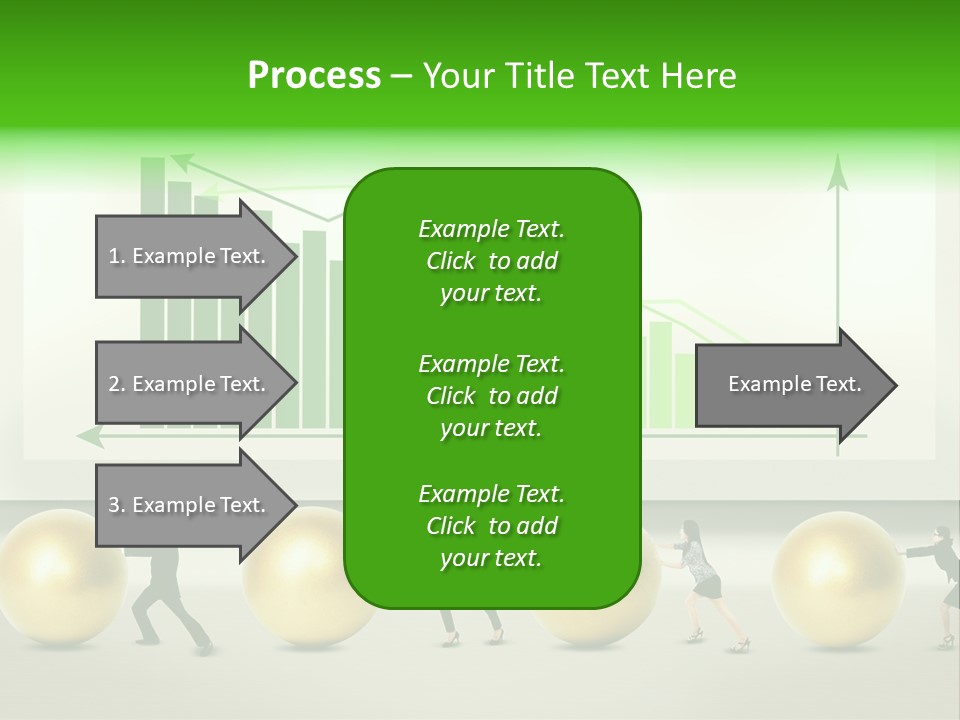 Push Performance Green PowerPoint Template