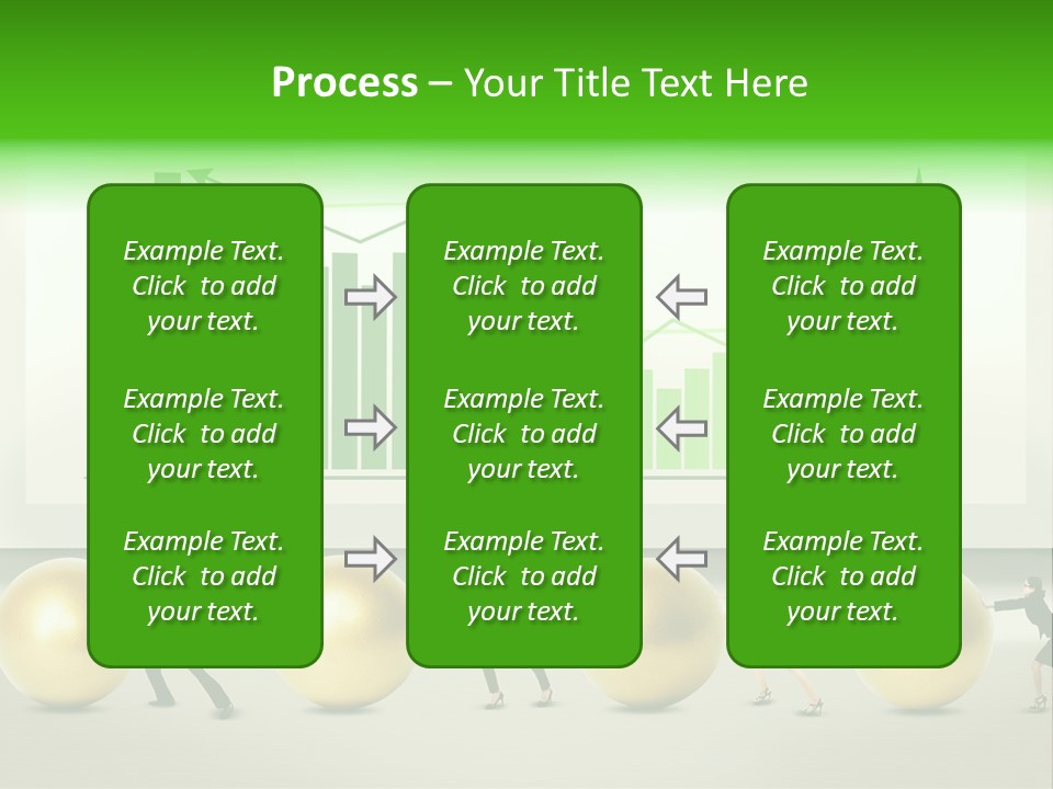 Push Performance Green PowerPoint Template