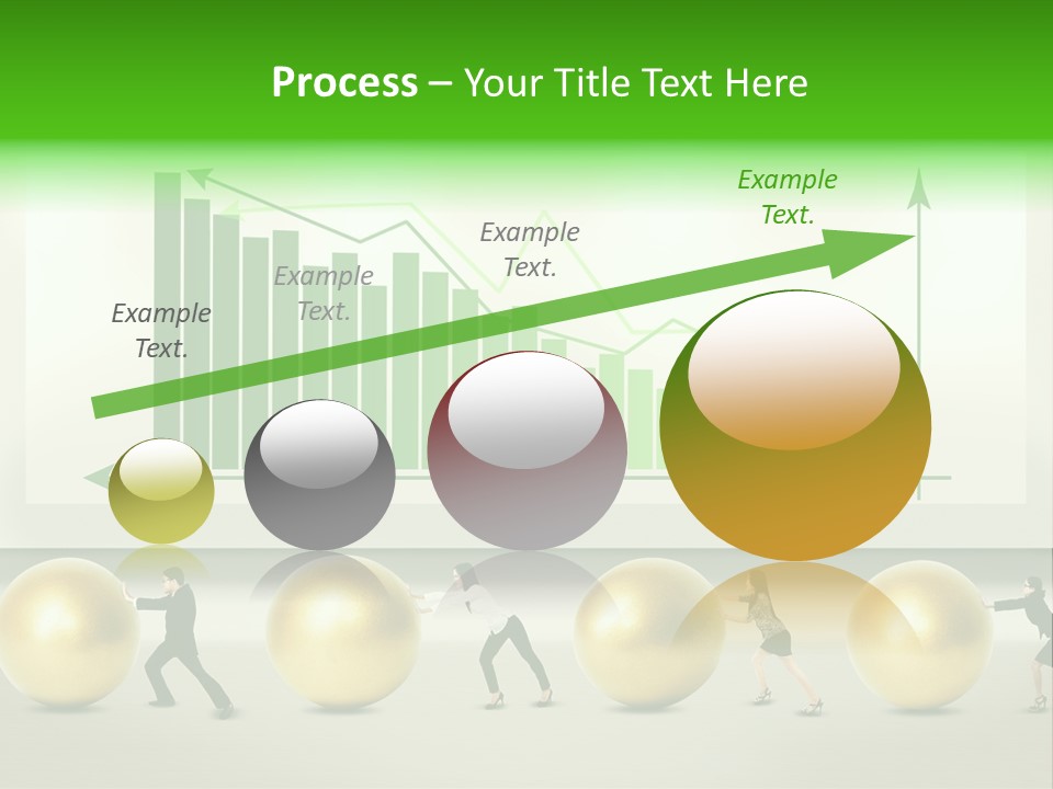 Push Performance Green PowerPoint Template