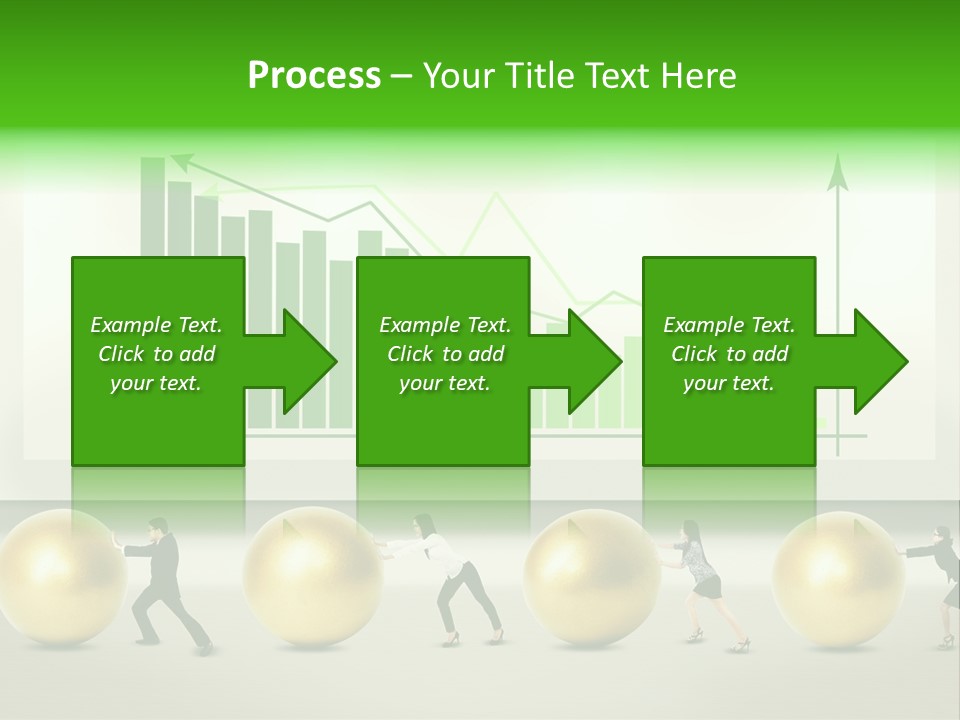 Push Performance Green PowerPoint Template