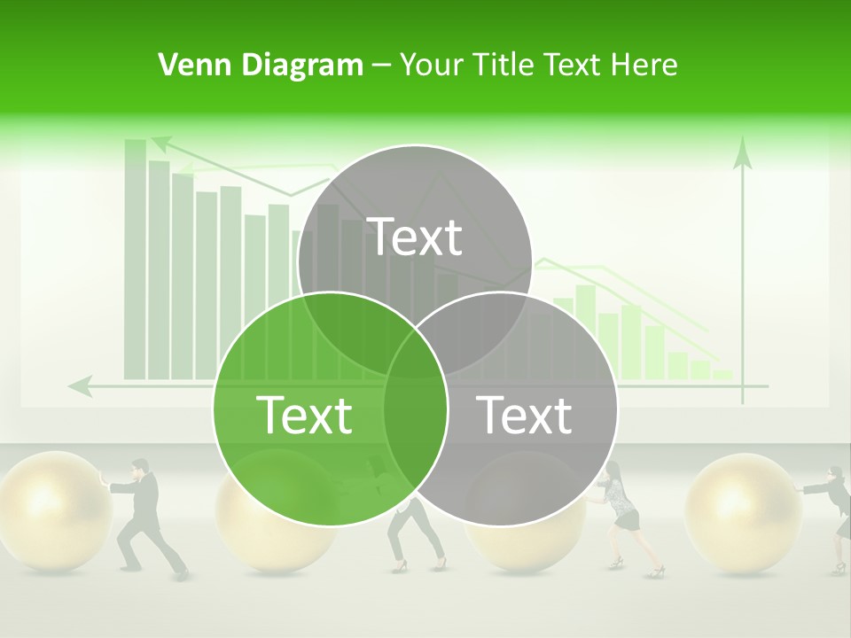 Push Performance Green PowerPoint Template