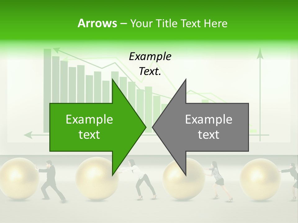 Push Performance Green PowerPoint Template