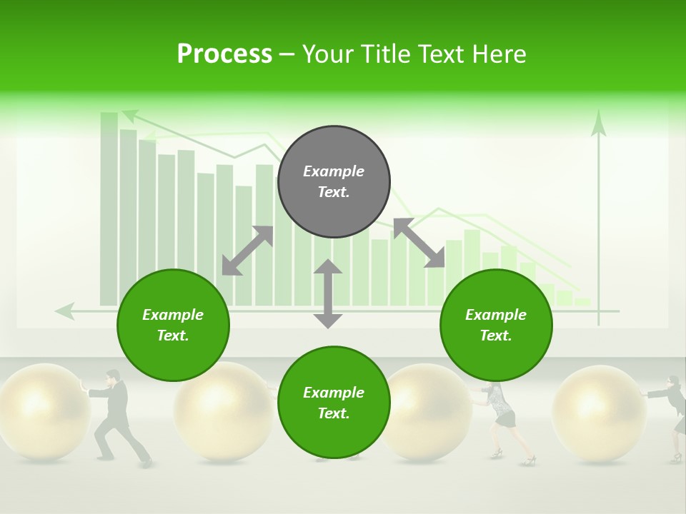 Push Performance Green PowerPoint Template