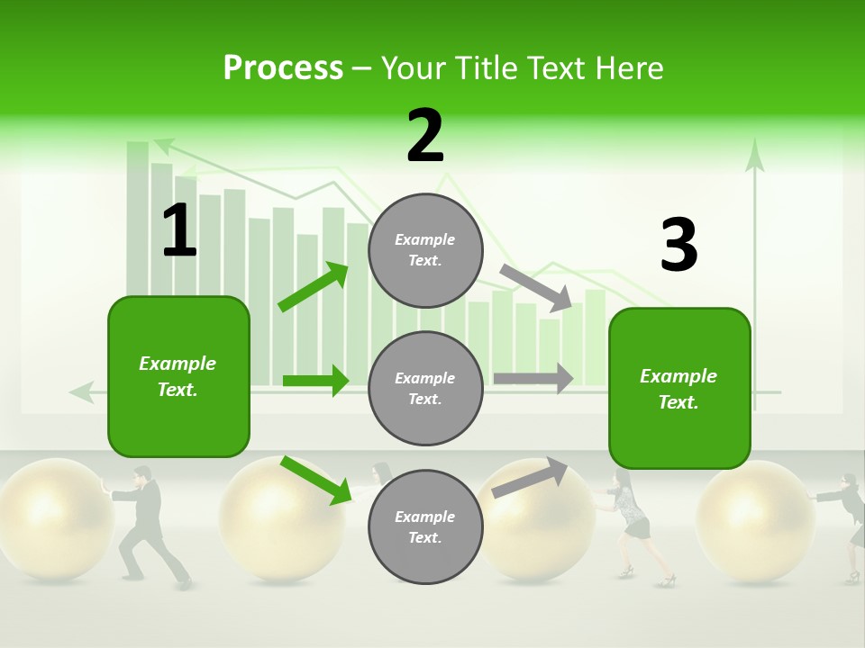 Push Performance Green PowerPoint Template