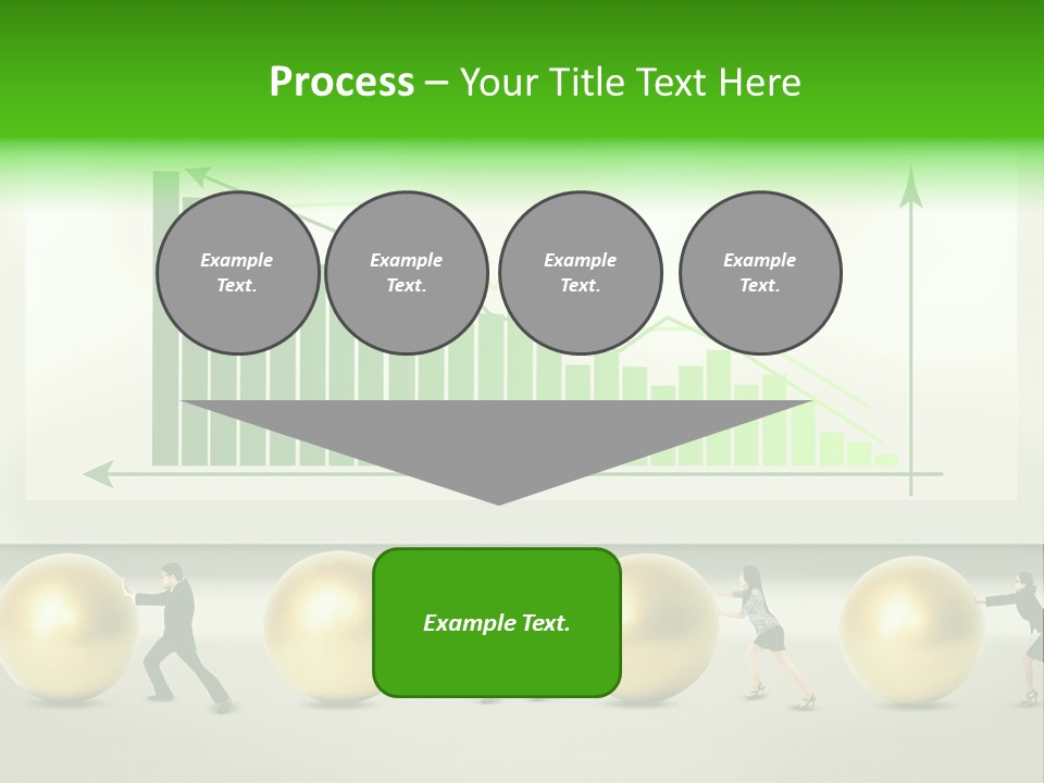 Push Performance Green PowerPoint Template