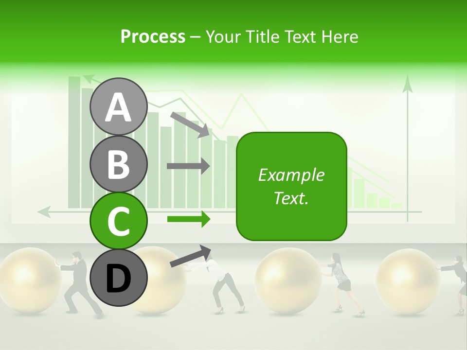 Push Performance Green PowerPoint Template