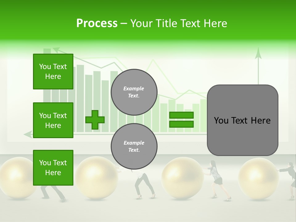 Push Performance Green PowerPoint Template
