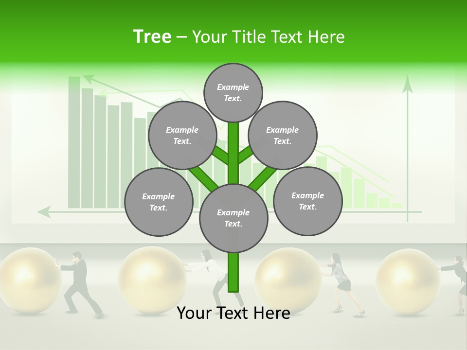 Push Performance Green PowerPoint Template