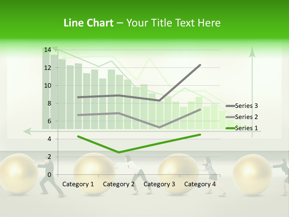 Push Performance Green PowerPoint Template