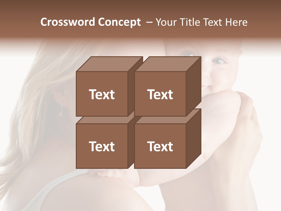 Embrace Cuddling Newborn PowerPoint Template