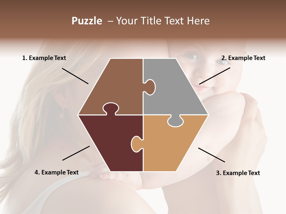 Embrace Cuddling Newborn PowerPoint Template