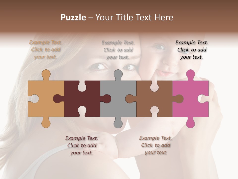 Embrace Cuddling Newborn PowerPoint Template