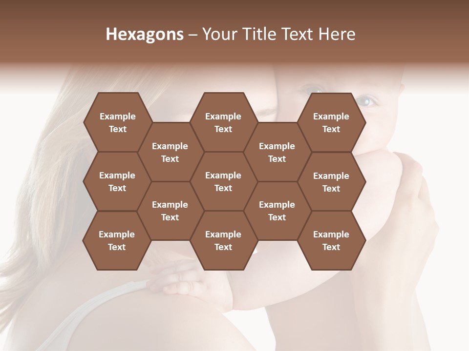 Embrace Cuddling Newborn PowerPoint Template