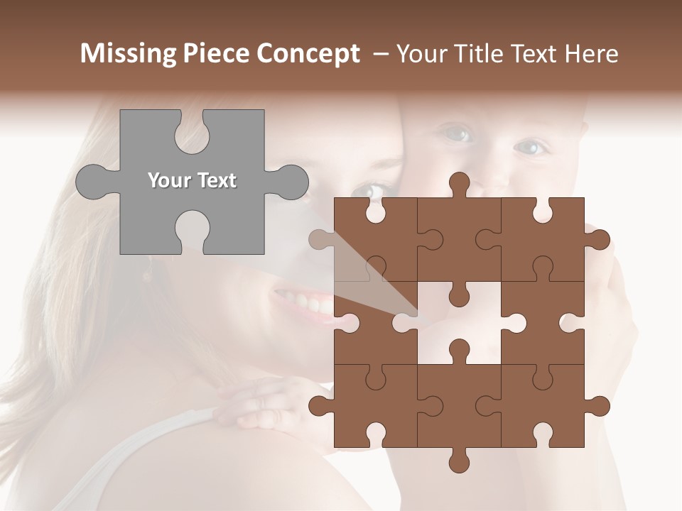 Embrace Cuddling Newborn PowerPoint Template