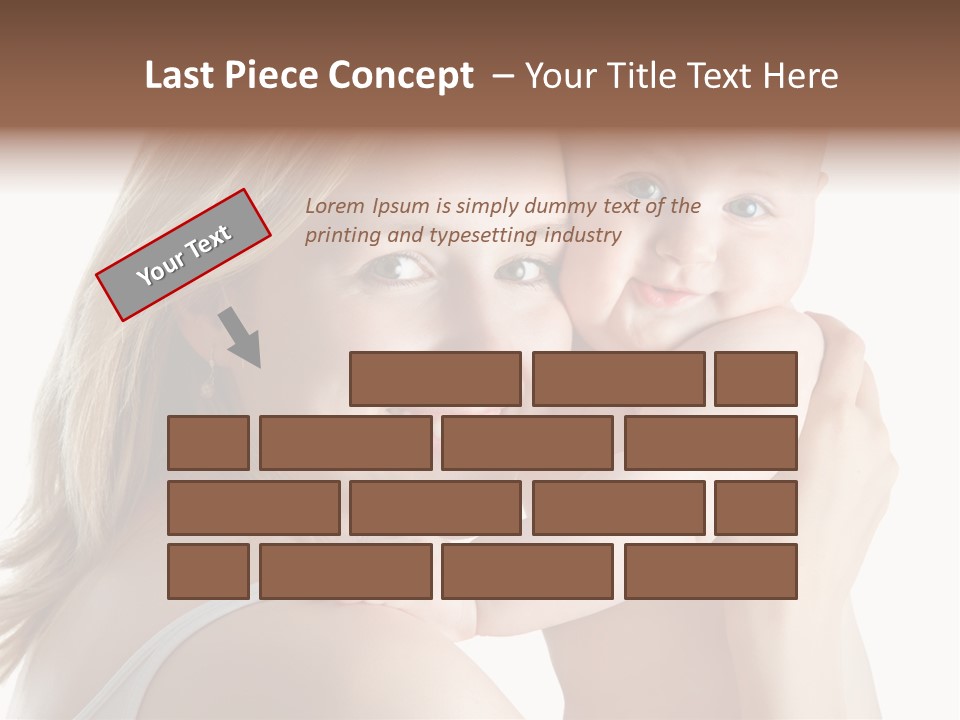 Embrace Cuddling Newborn PowerPoint Template