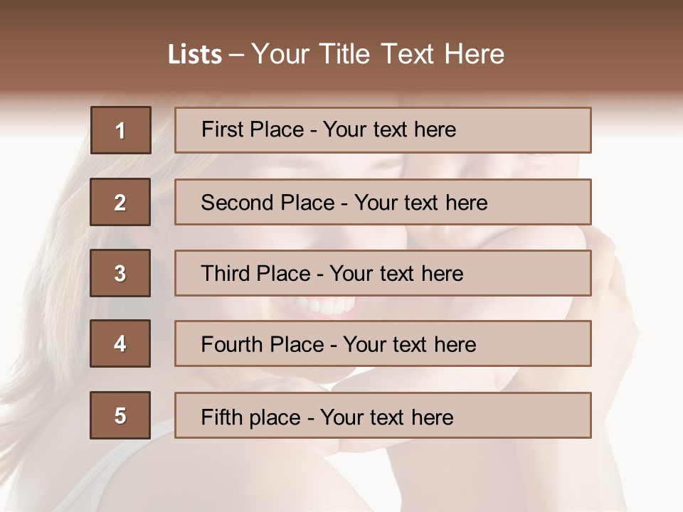 Embrace Cuddling Newborn PowerPoint Template