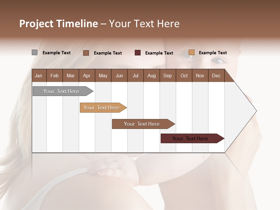 Embrace Cuddling Newborn PowerPoint Template