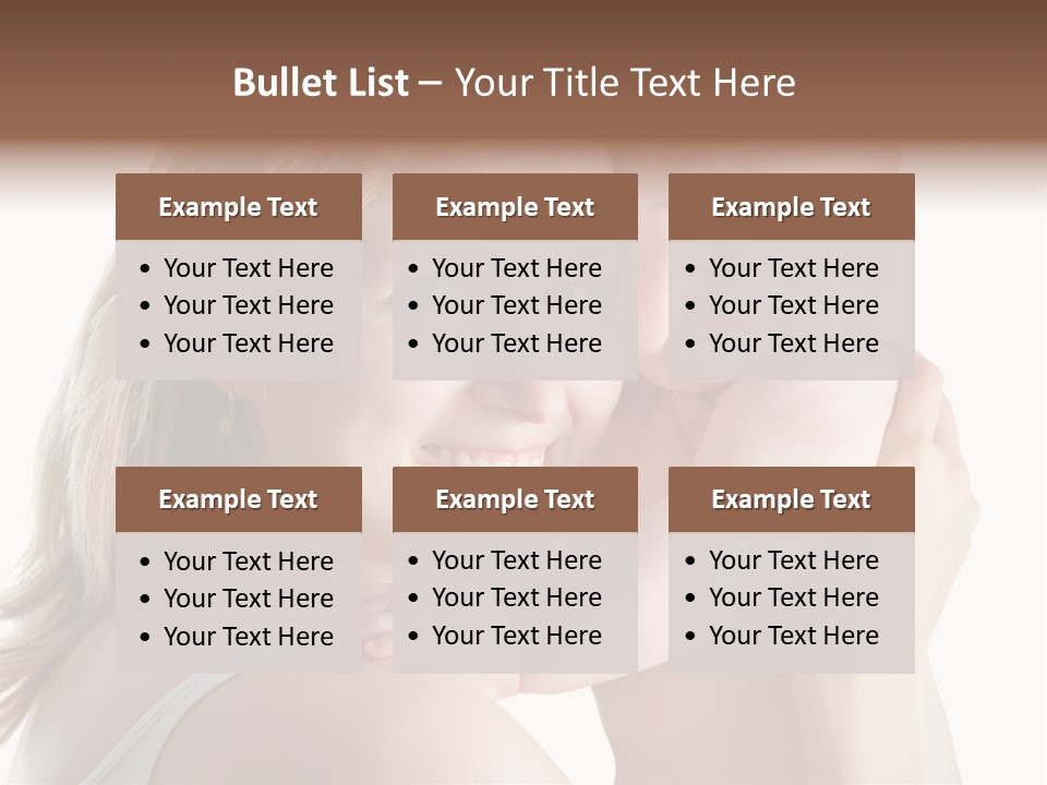 Embrace Cuddling Newborn PowerPoint Template