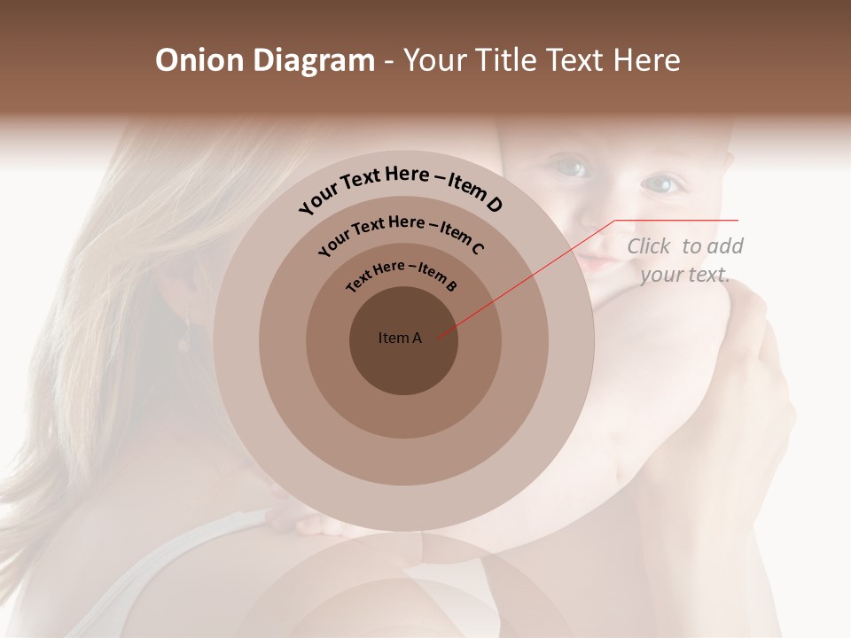 Embrace Cuddling Newborn PowerPoint Template