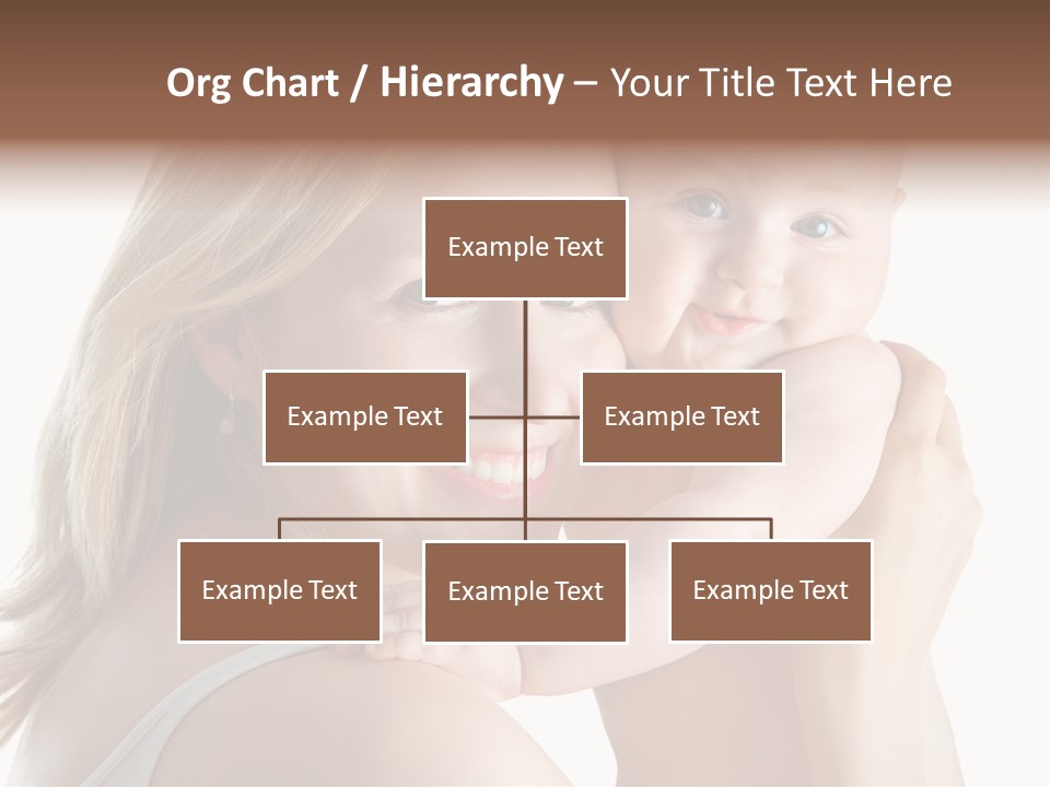 Embrace Cuddling Newborn PowerPoint Template
