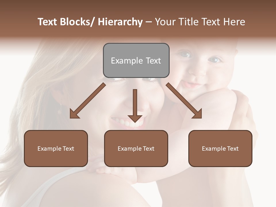 Embrace Cuddling Newborn PowerPoint Template