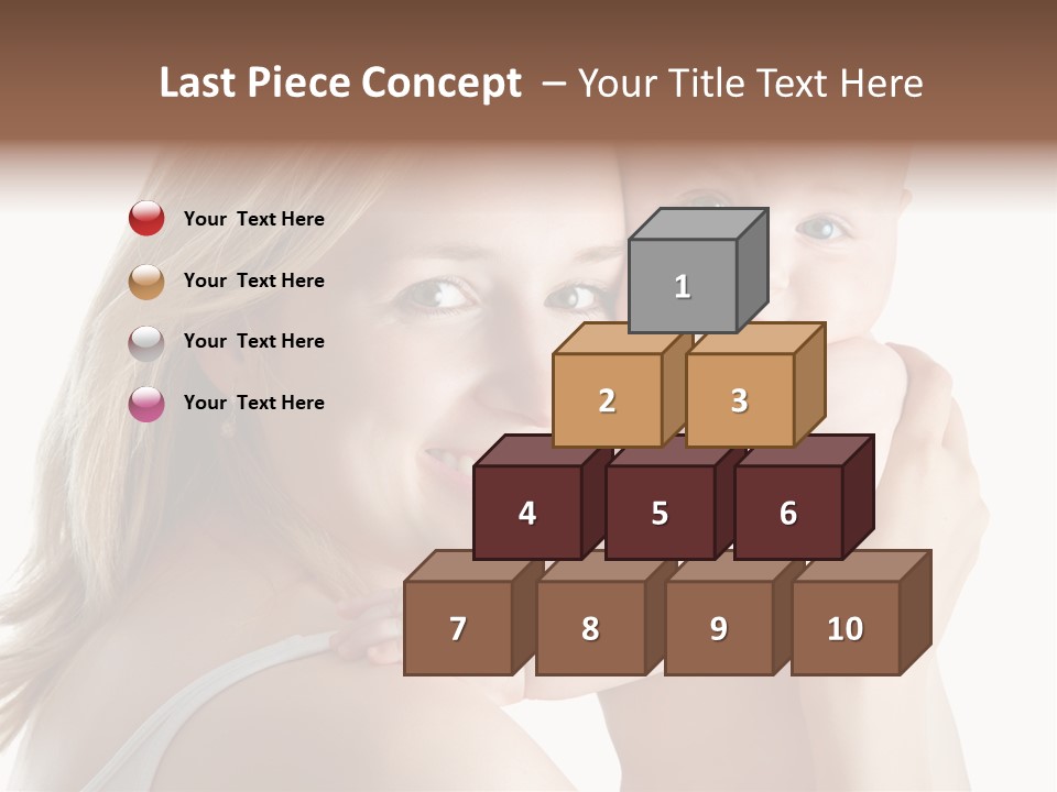 Embrace Cuddling Newborn PowerPoint Template