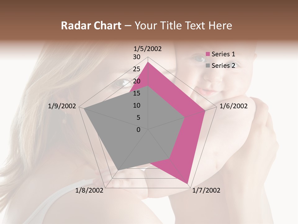 Embrace Cuddling Newborn PowerPoint Template