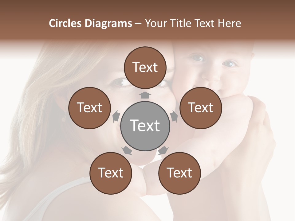 Embrace Cuddling Newborn PowerPoint Template