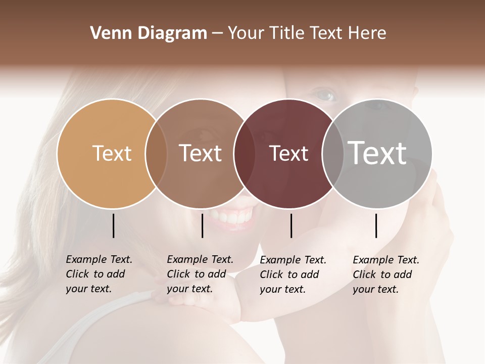 Embrace Cuddling Newborn PowerPoint Template