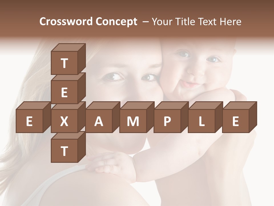 Embrace Cuddling Newborn PowerPoint Template