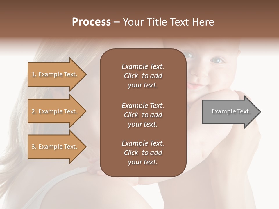 Embrace Cuddling Newborn PowerPoint Template