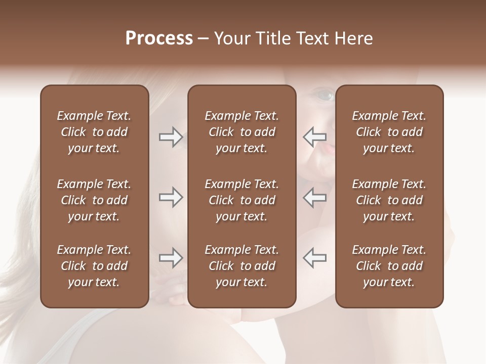Embrace Cuddling Newborn PowerPoint Template