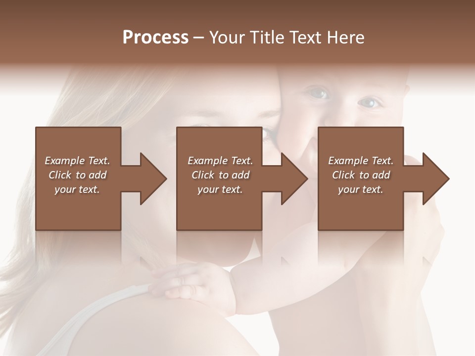 Embrace Cuddling Newborn PowerPoint Template