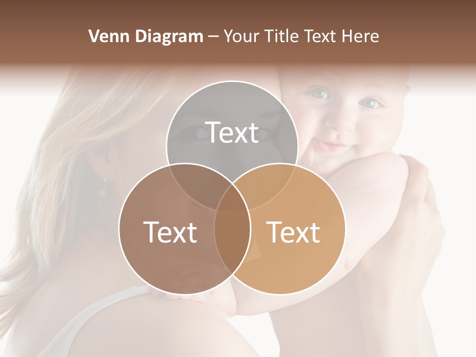 Embrace Cuddling Newborn PowerPoint Template